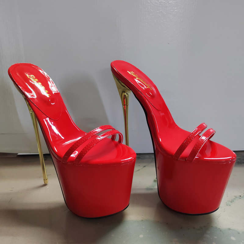 Women Fashion Show - Mode Slippers 19 cm Dunne Hoge