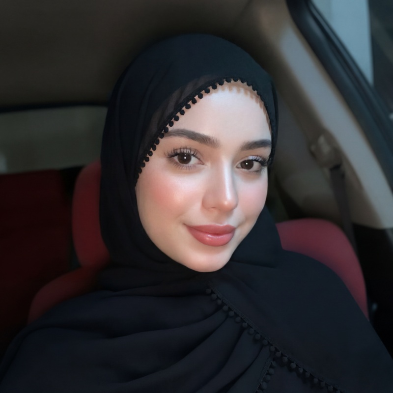 Women Fashion Wear - Chiffon moslim hijab delicate bloemen geborduurde