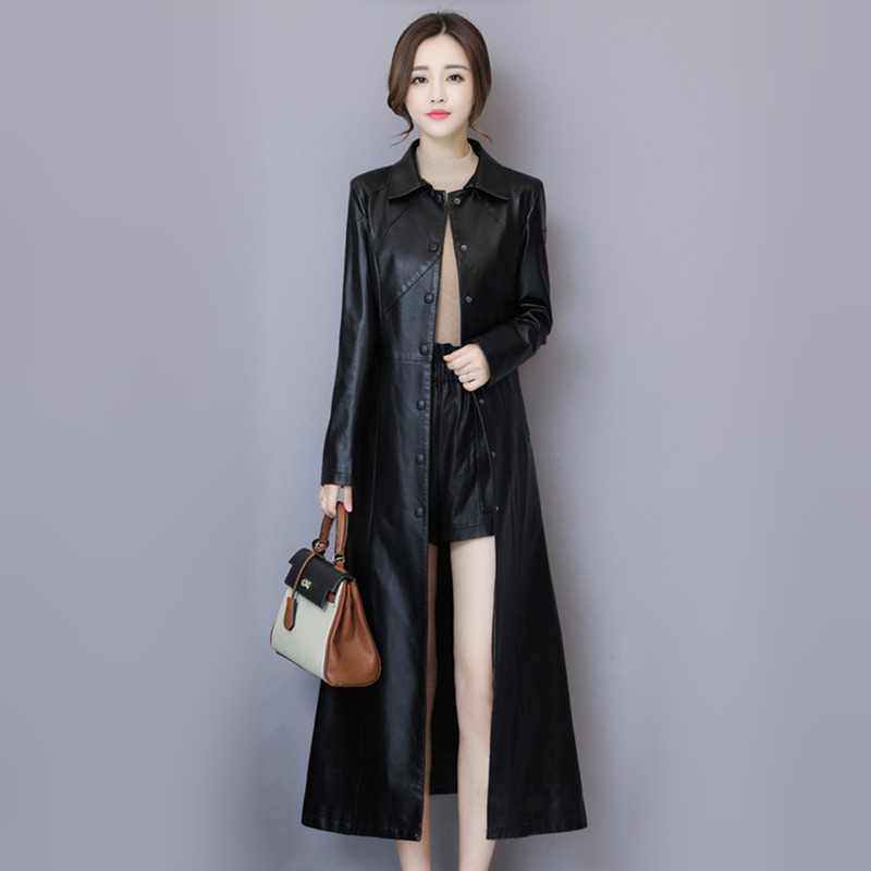 Women'S Fashion Leather Jacket - Nieuw Vrouwen Schapenvacht jas Herfst winter