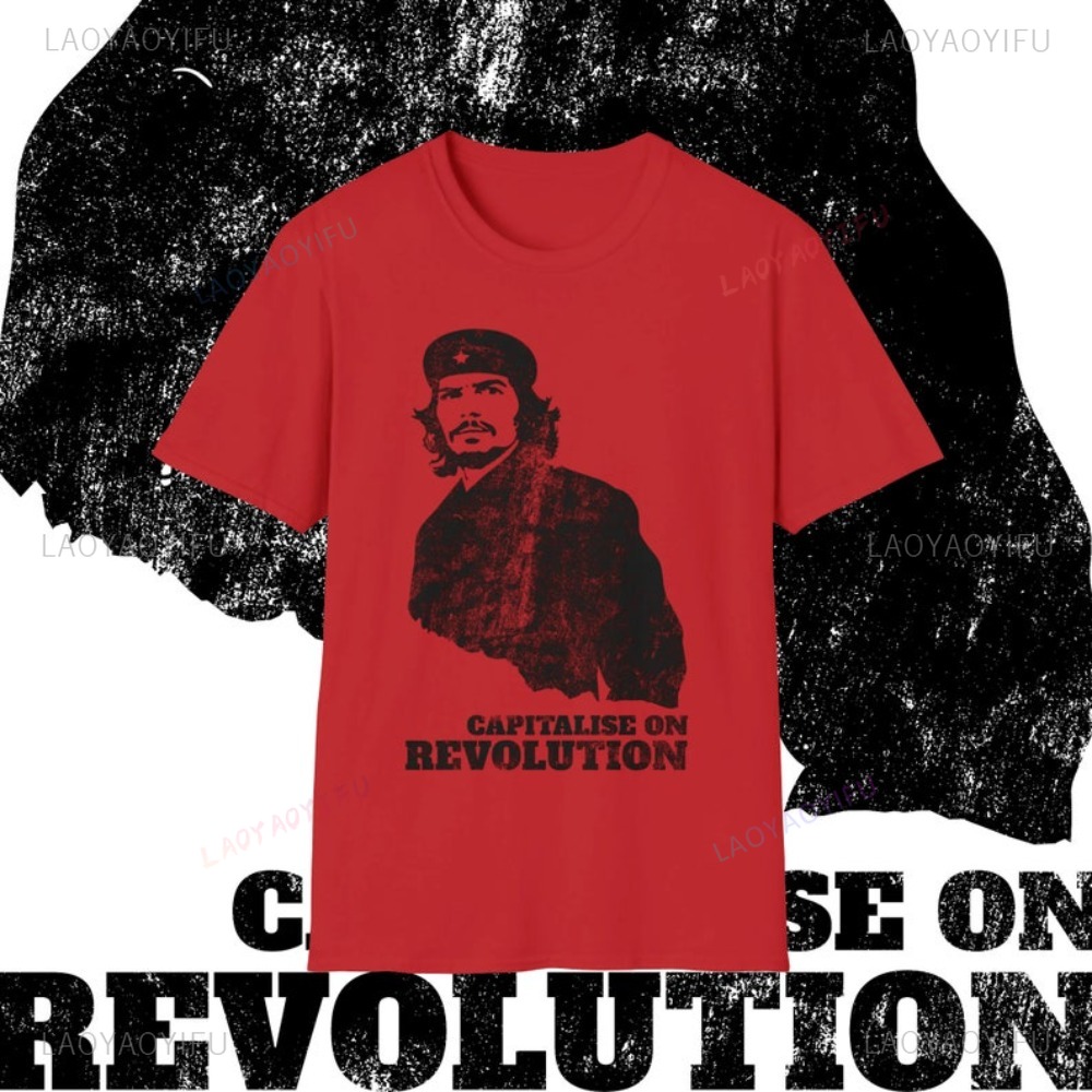 Women'S Fashion Revolution - Che Guevara Capitalise op Revolutie T-shirt