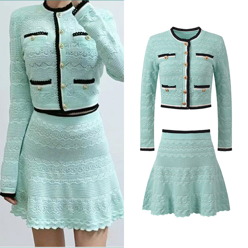 Longline Cardigan Knit - 2026 Lady Spring Elegante Stijl Kleurblok