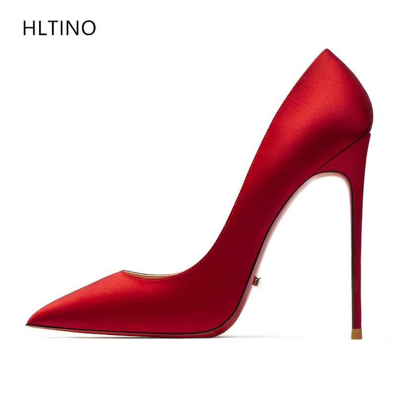 Women Fashion Reddit - HLTINO Nieuwe Collectie Rode Zijden Jurk