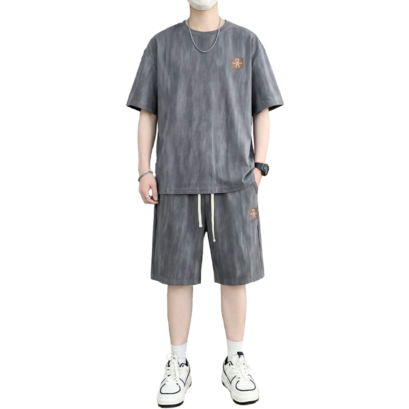 Tie Dye Two Piece - 【T-shirt + 5-punts shorts】 T-shirtset voor