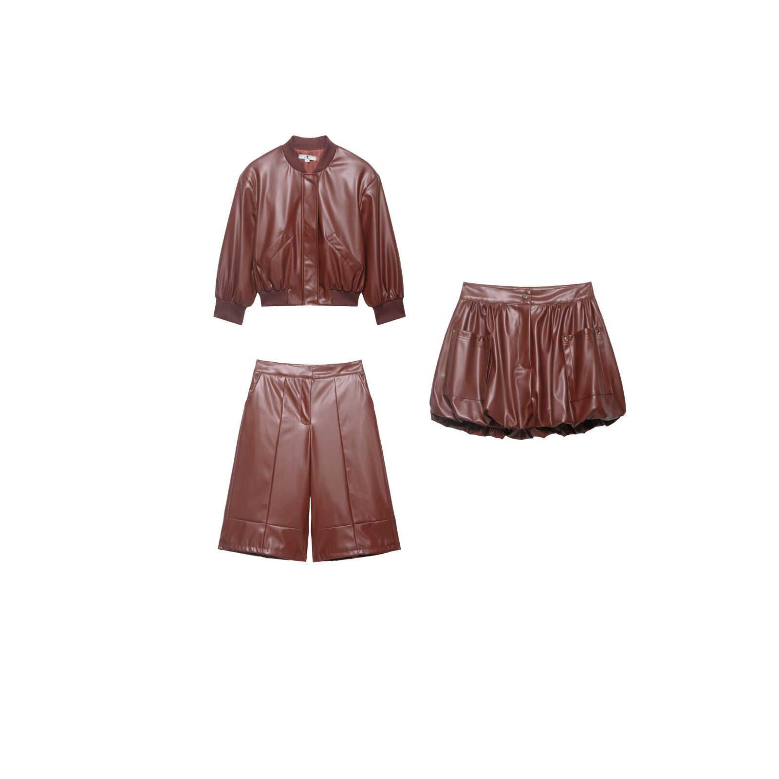 Women'S Fashion Leather Jacket - Nieuwe dames pilotjas van imitatieleer met
