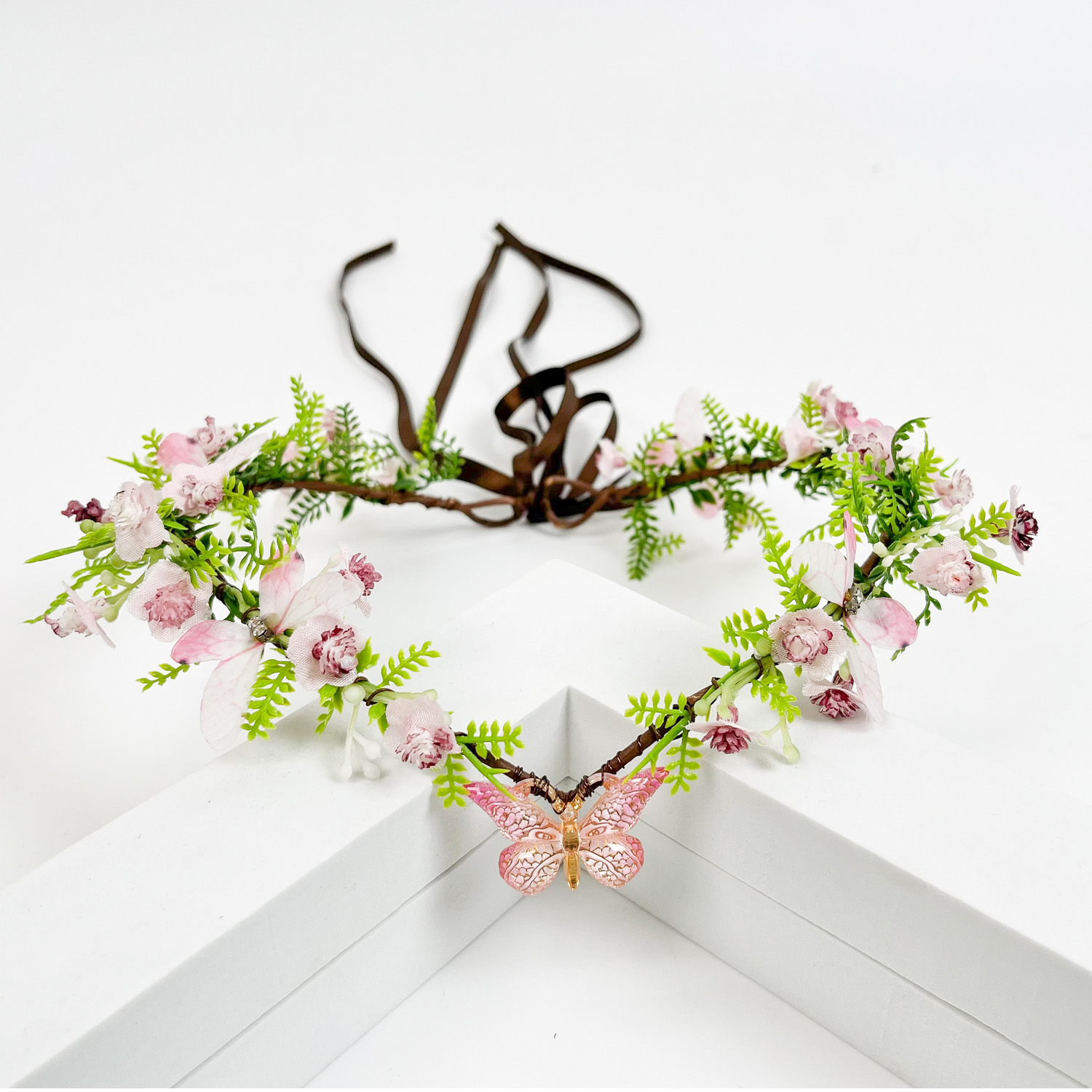 Women Fashion Photoshoot - Flower Fairy Crown - Bloemen Elf