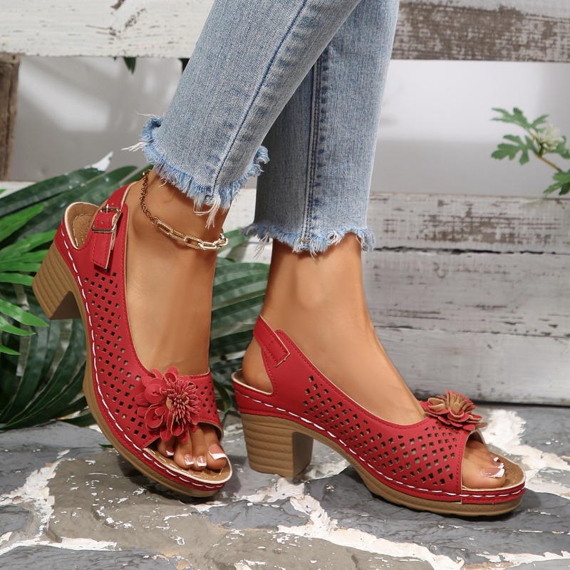 Dames sandalen met chunky hak  - Women Fashion Trend 2026 recensie en prijs