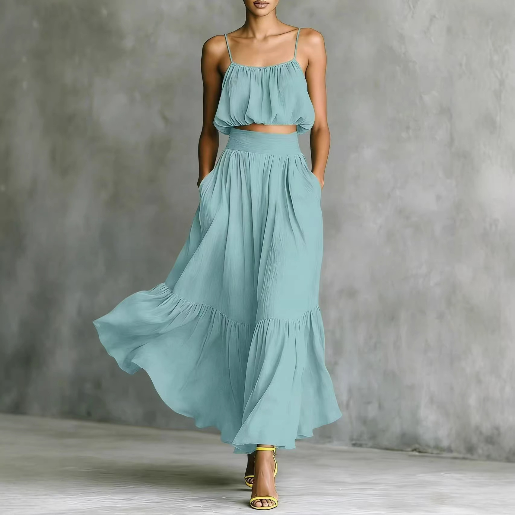 Zomerse dames outfit, 2-delig, - Maxi Dress Boho recensie en prijs