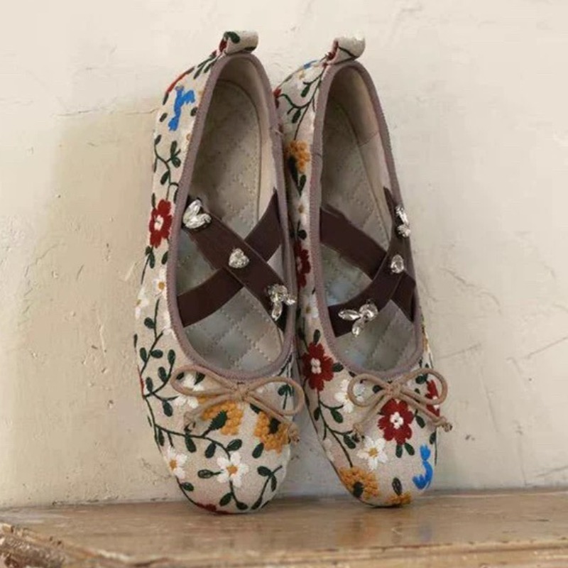 Borduren Bloem Ballet Flats Vr - Women'S Fashion Brands recensie en prijs