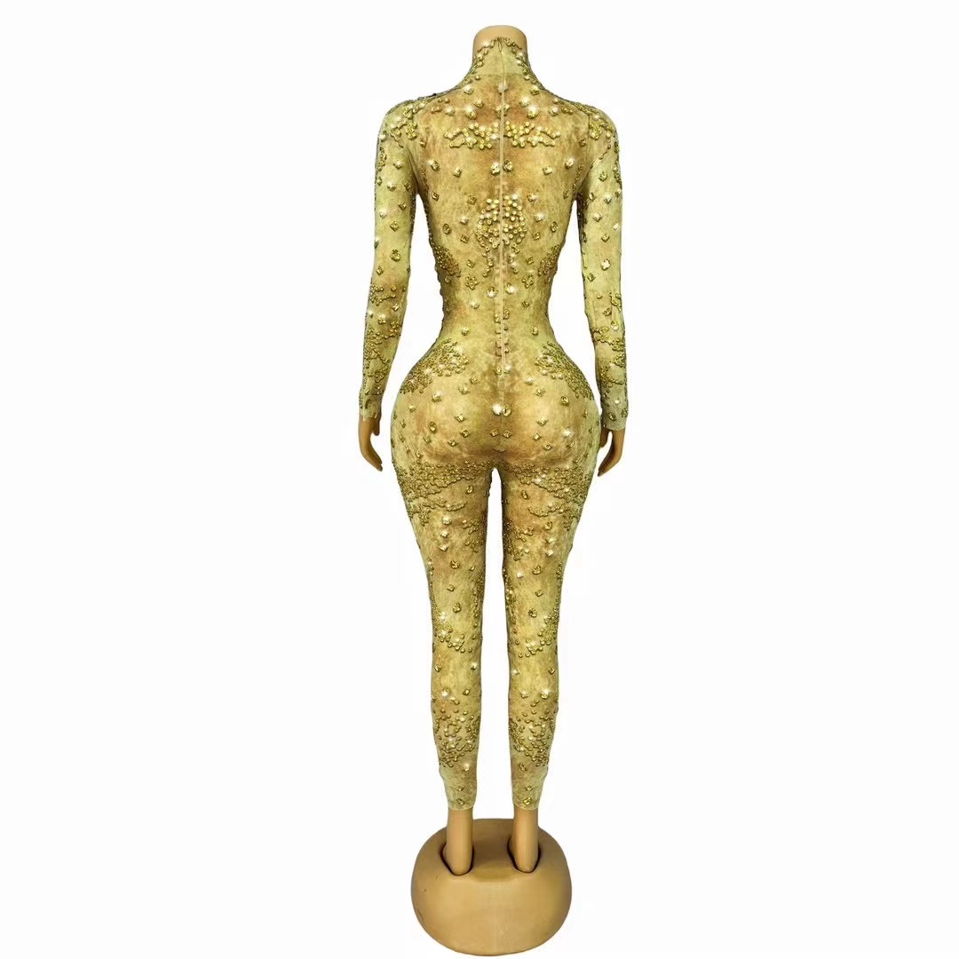 Sexy podium glanzende gouden s - Women Fashion Photoshoot recensie en prijs