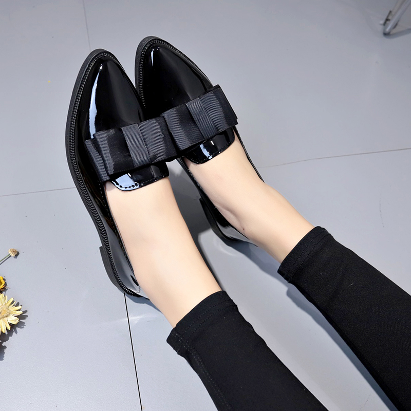 Zwart/wijnrood lakleer instapp - Women Fashion Reddit recensie en prijs