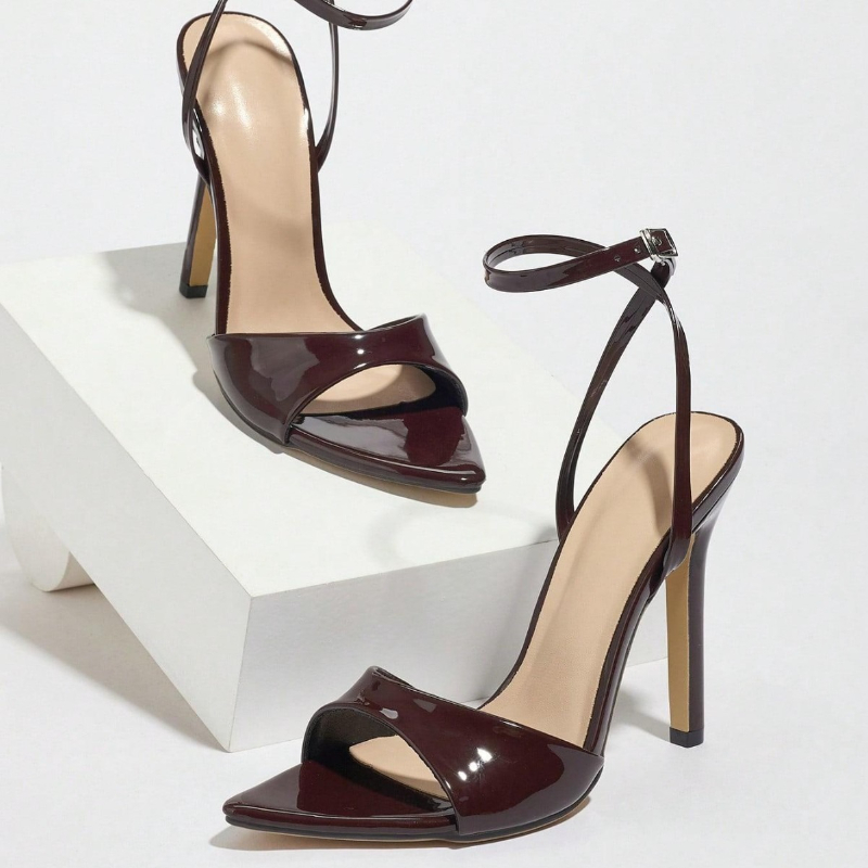 Koffie Lakleer Sandalen Met Ha - Women'S Fashion Brands recensie en prijs
