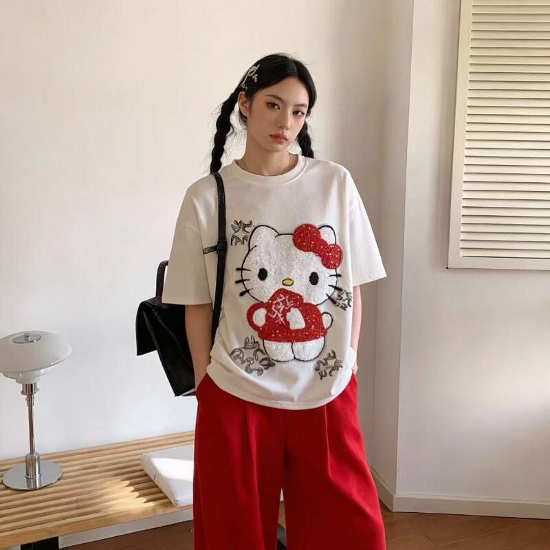 Leuke Korte Mouwen Hello Kitty - Women Fashion Styles recensie en prijs