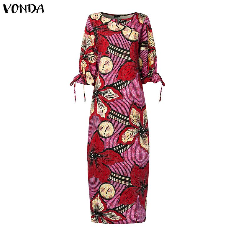 VONDA Plus Size Vrouwen Bohemi - Maxi Dress Boho recensie en prijs