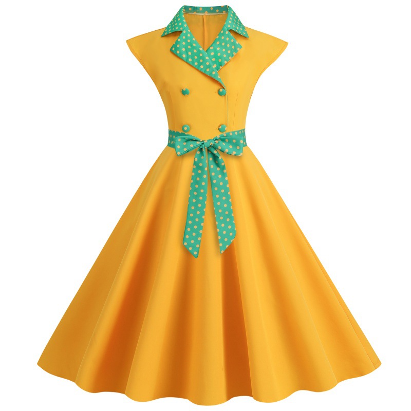 Vrouwen Elegante Polka Dot Ged - Women'S Fashion Of The 50S recensie en prijs