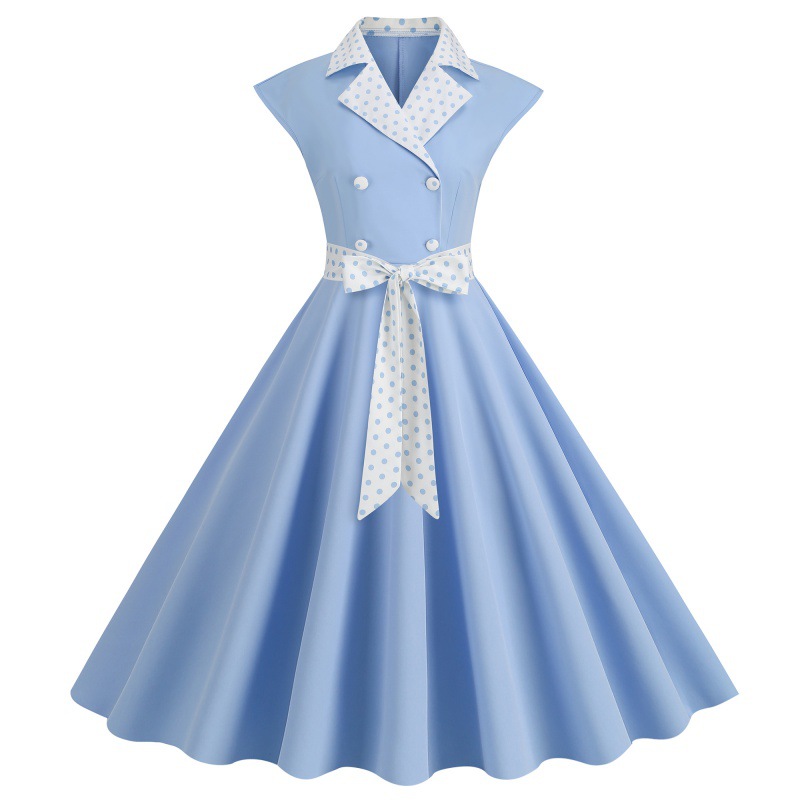 Vrouwen Elegante Polka Dot Ged - Women'S Fashion Of The 50S recensie en prijs