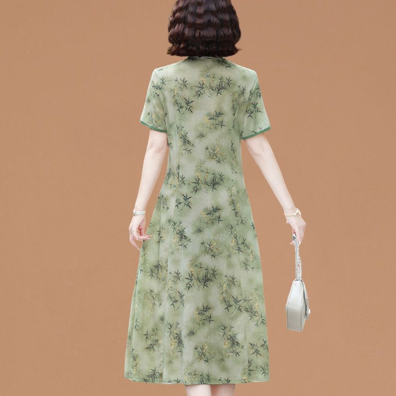 Elegante jurk met korte mouwen - Women Fashion Over 60 recensie en prijs