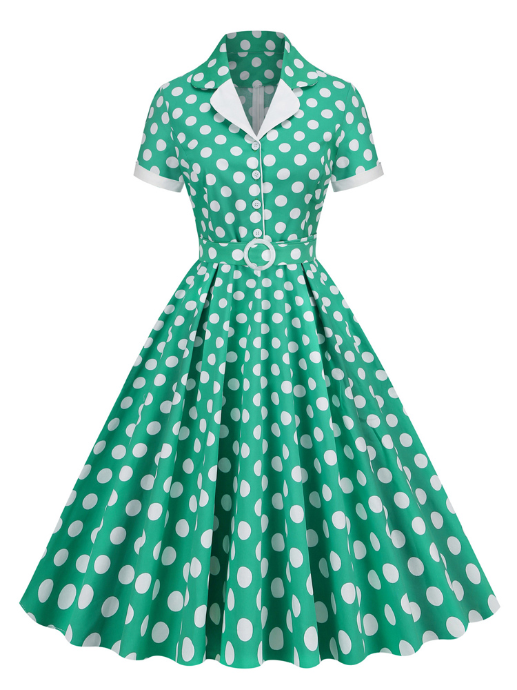 Tonval Polka Dot 50s Retro Kle - Women'S Fashion Of The 50S recensie en prijs