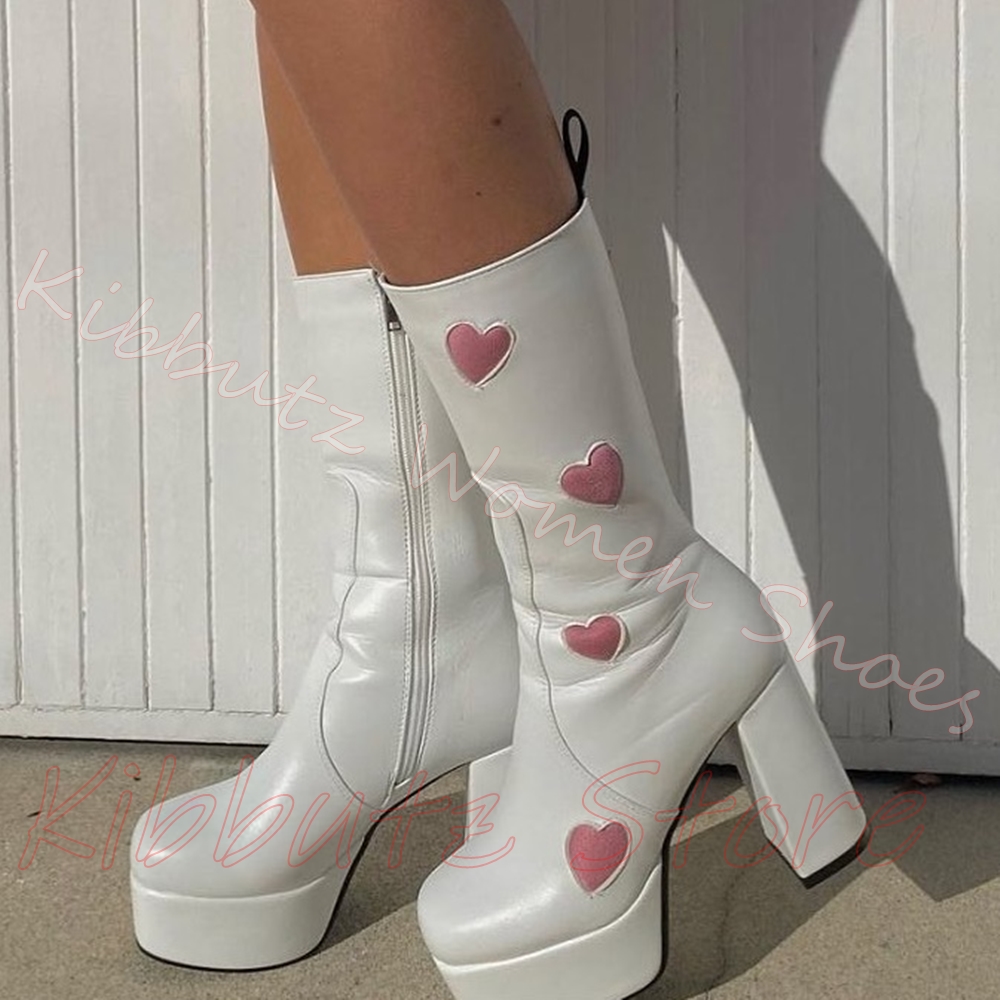 Hartvormige platformlaarzen to - Women'S Y2K Fashion Aesthetic recensie en prijs