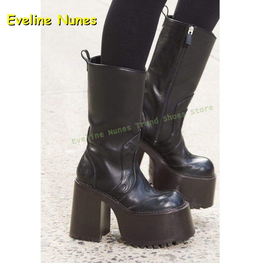 Borduren Platform Kniehoge Laa - Women Fashion Trend 2025 recensie en prijs