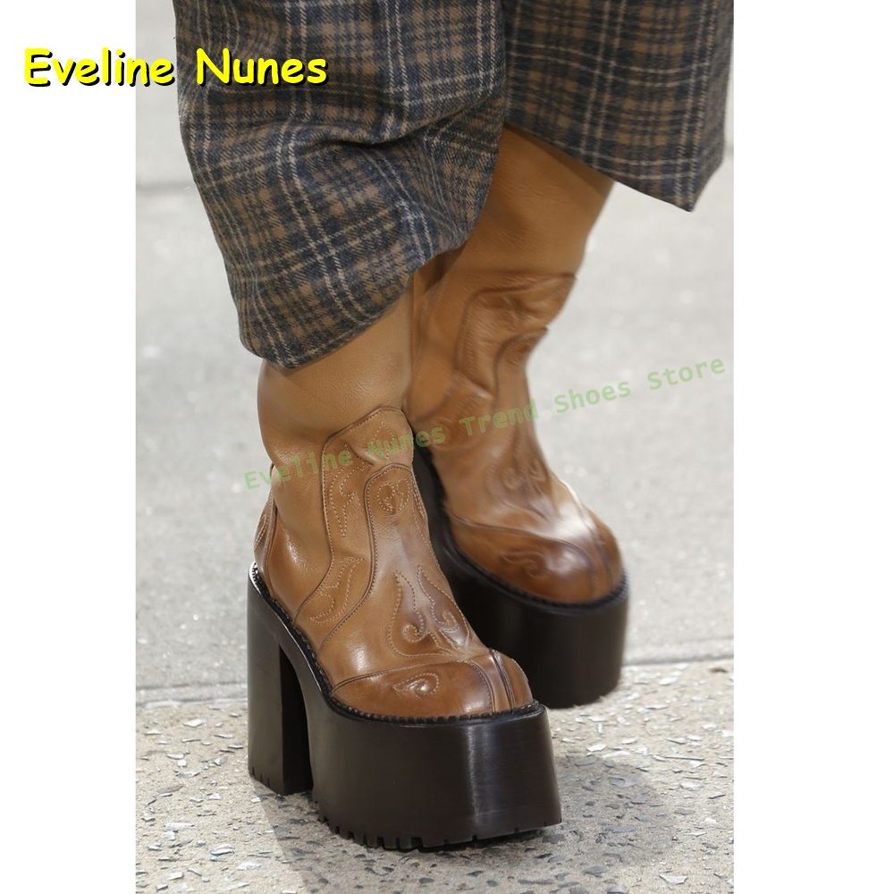 Borduren Platform Kniehoge Laa - Women Fashion Trend 2025 recensie en prijs