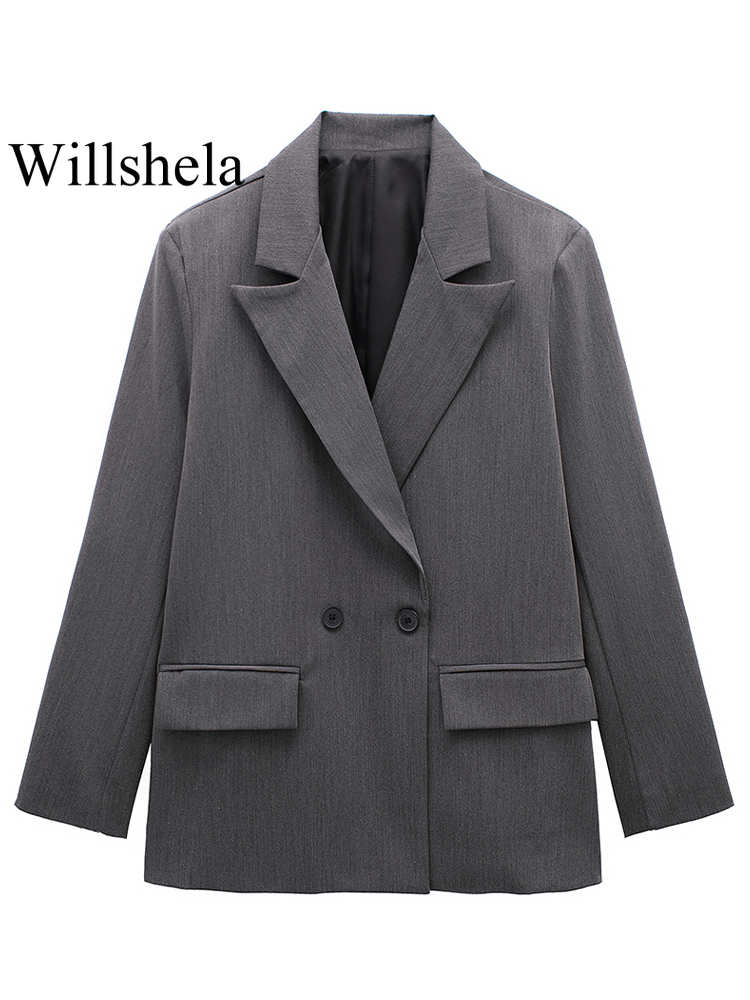 Willshela damesmode met zakken - Blazer Women Oversized recensie en prijs