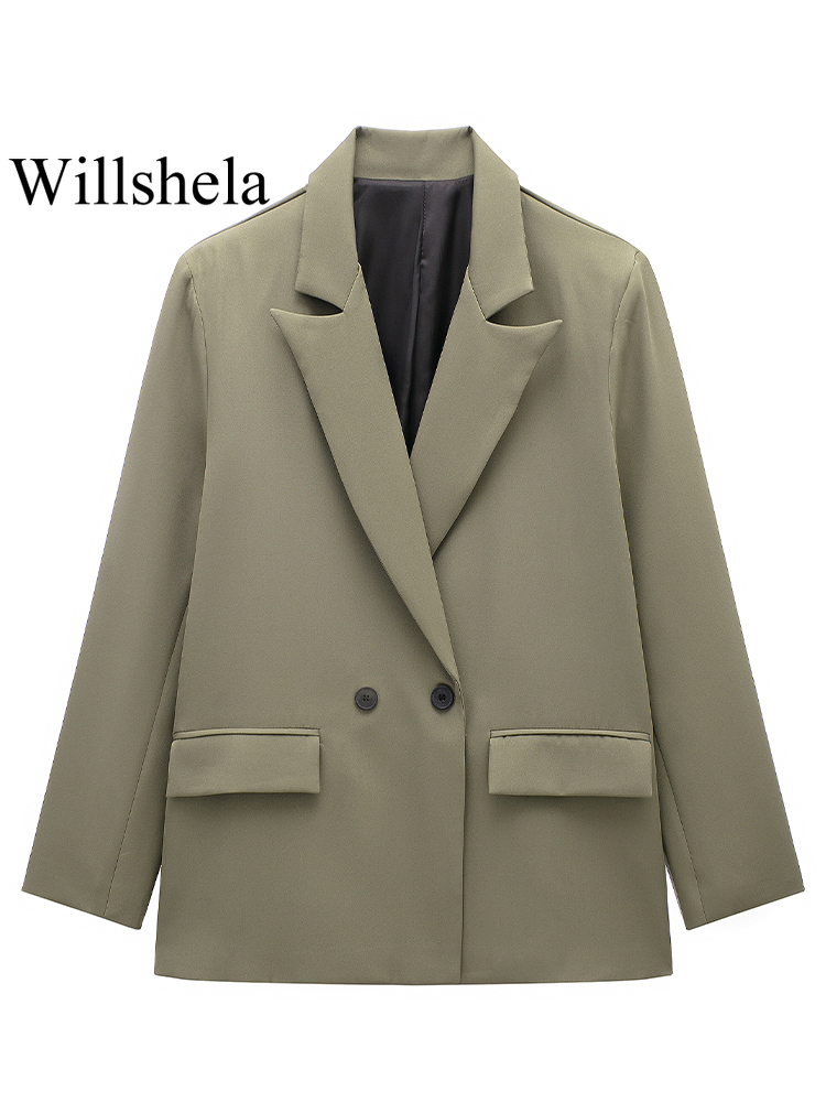 Willshela damesmode met zakken - Blazer Women Oversized recensie en prijs