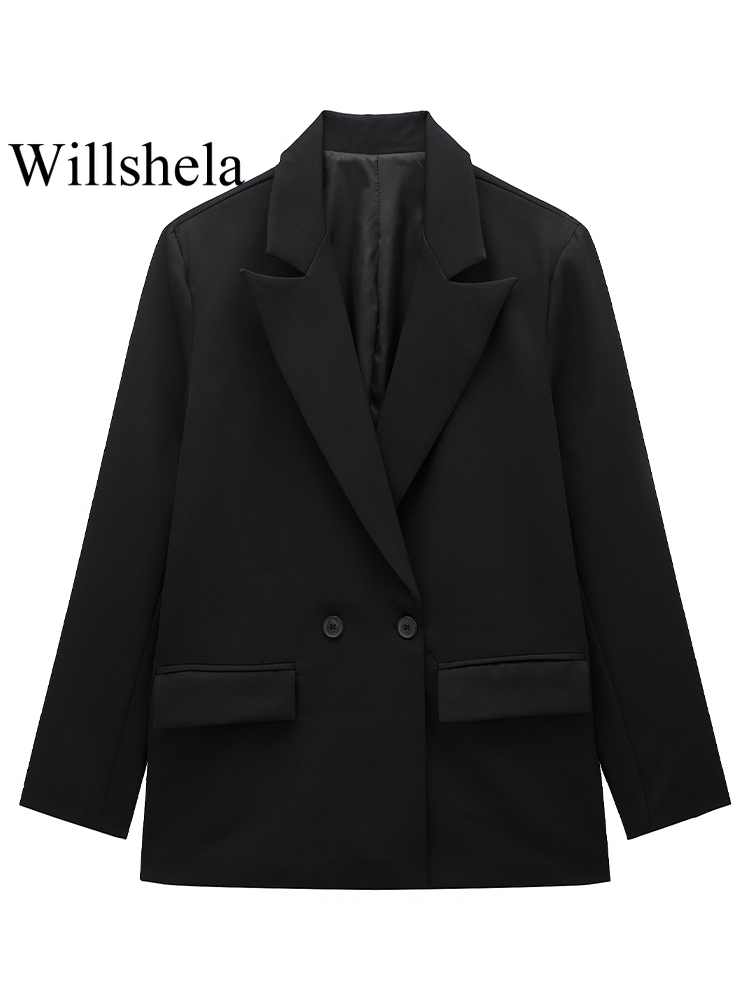 Willshela damesmode met zakken - Blazer Women Oversized recensie en prijs
