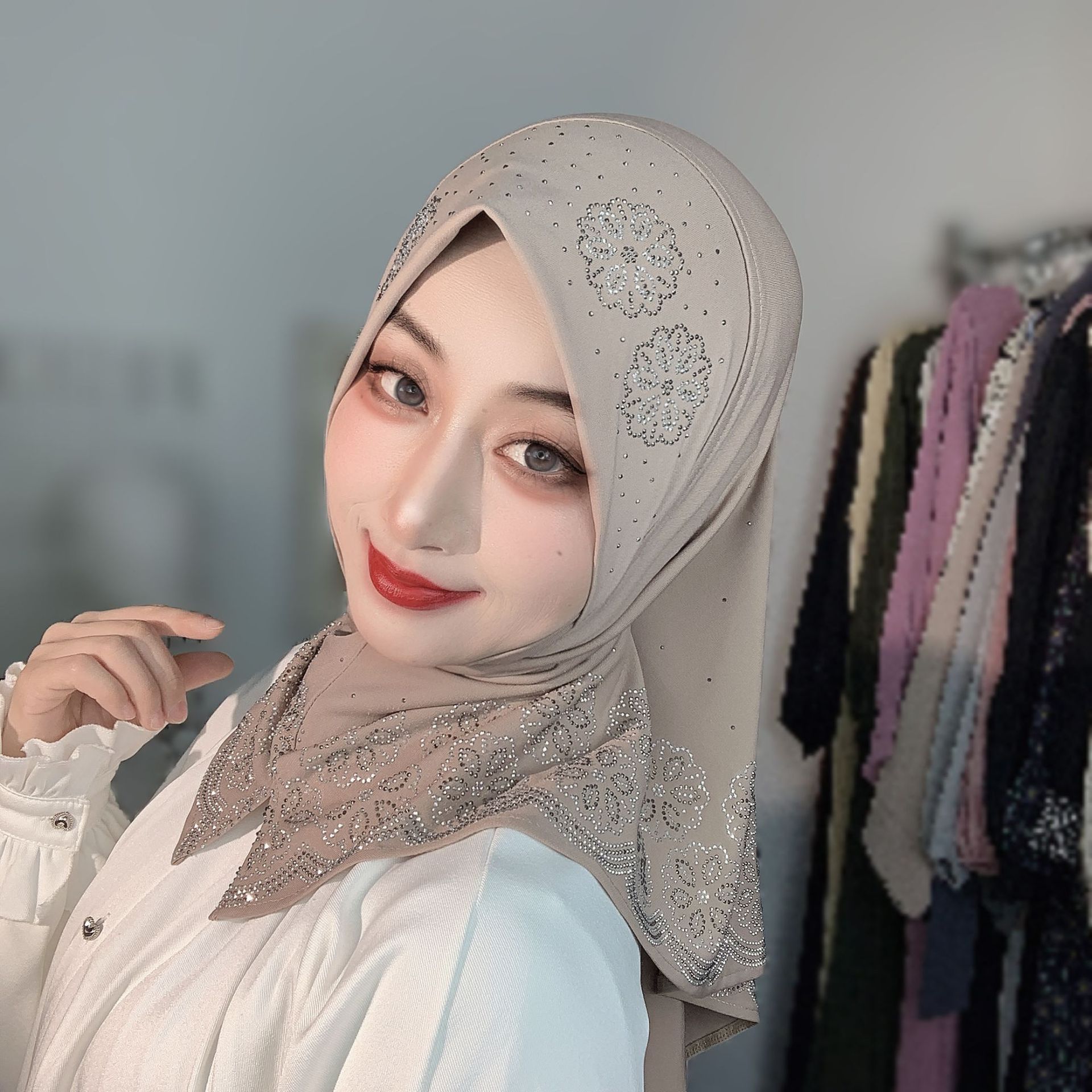 Kant-en-klare moslim hijab voo - Women Fashion Wear recensie en prijs