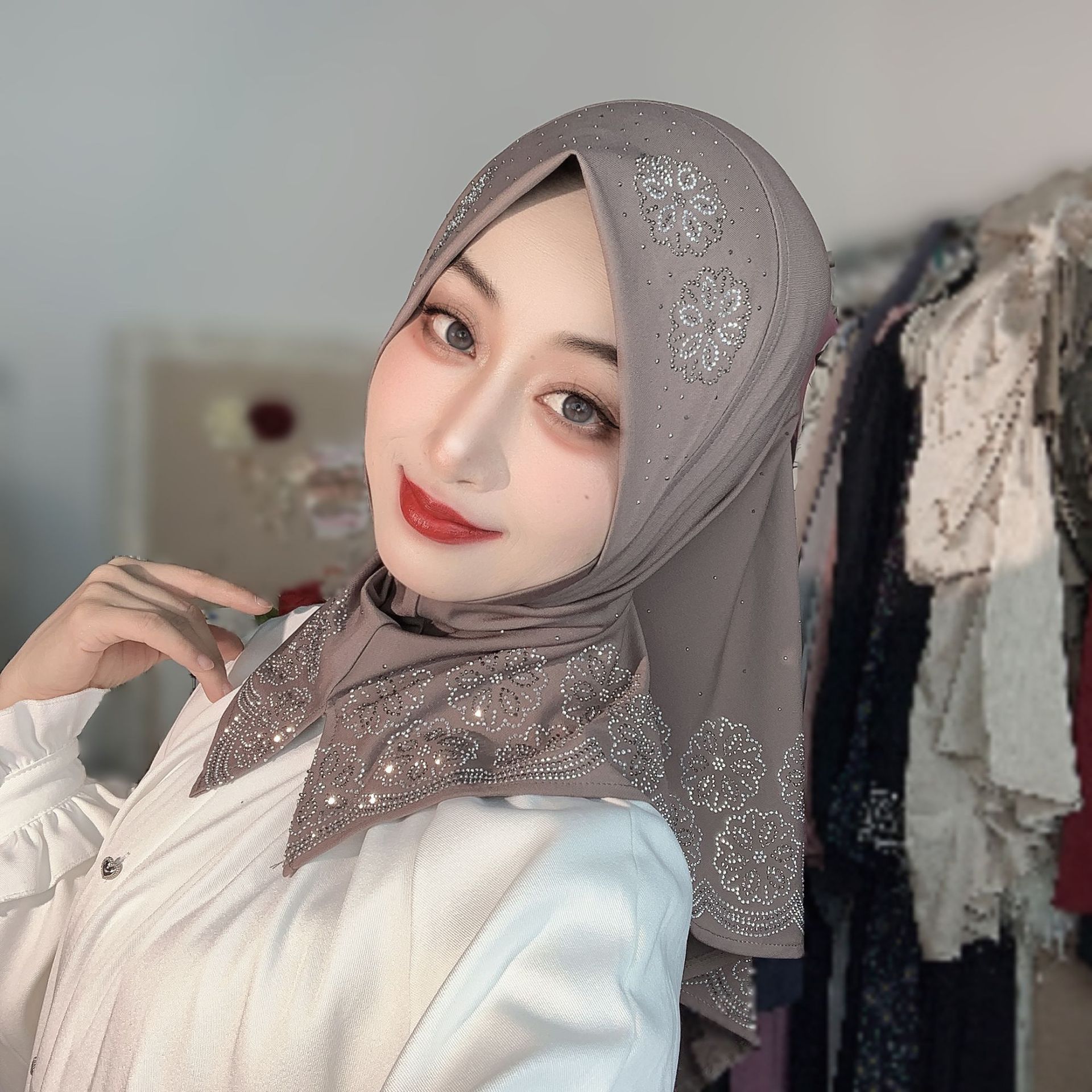 Kant-en-klare moslim hijab voo - Women Fashion Wear recensie en prijs