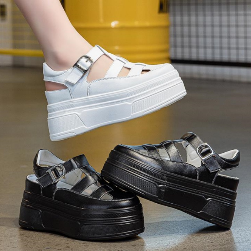 8.5 cm Holle Volledige Koe Led - Sneakers Fashion Women recensie en prijs