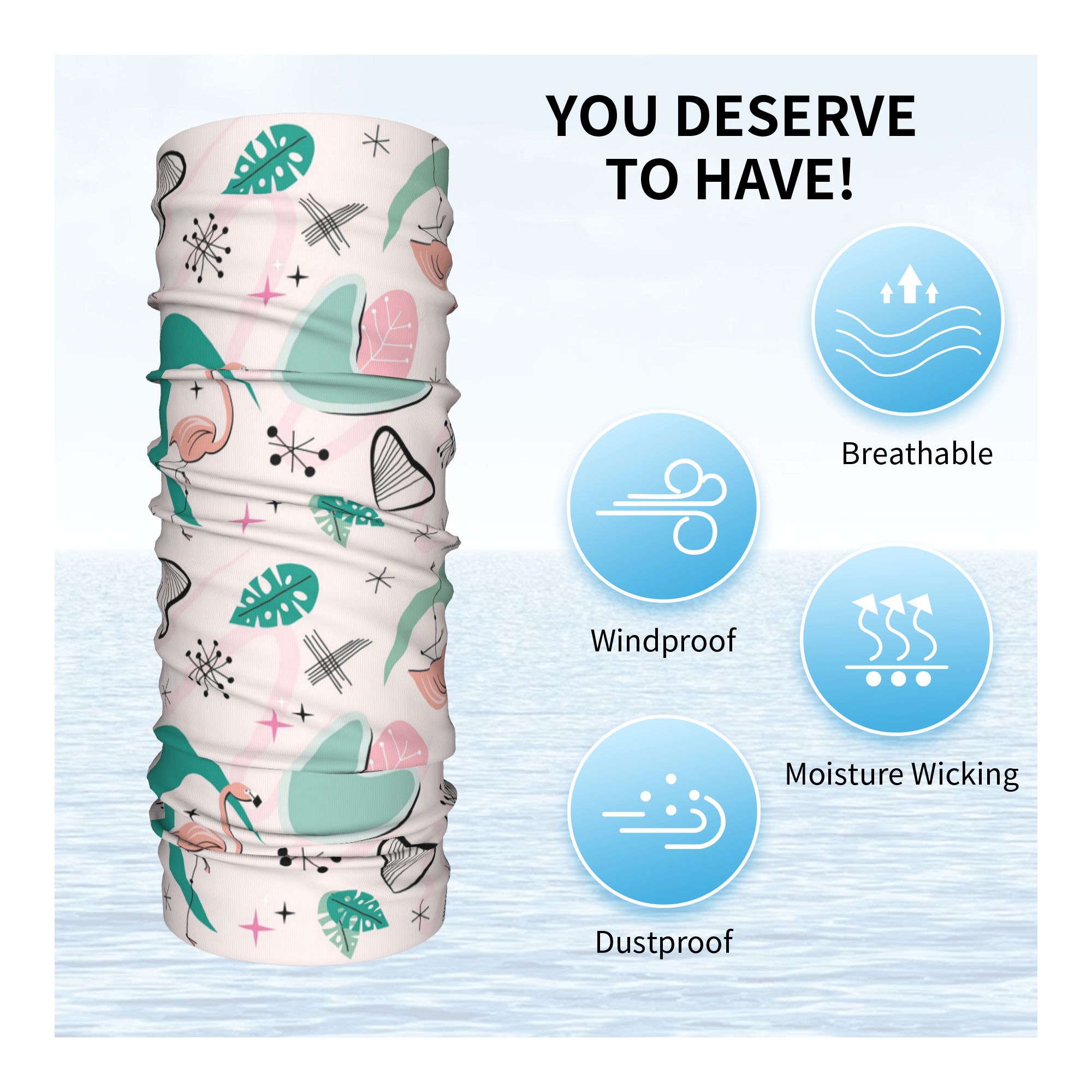 Atomic 50s Flamingo Bandana Ne - Women'S Fashion Of The 50S recensie en prijs
