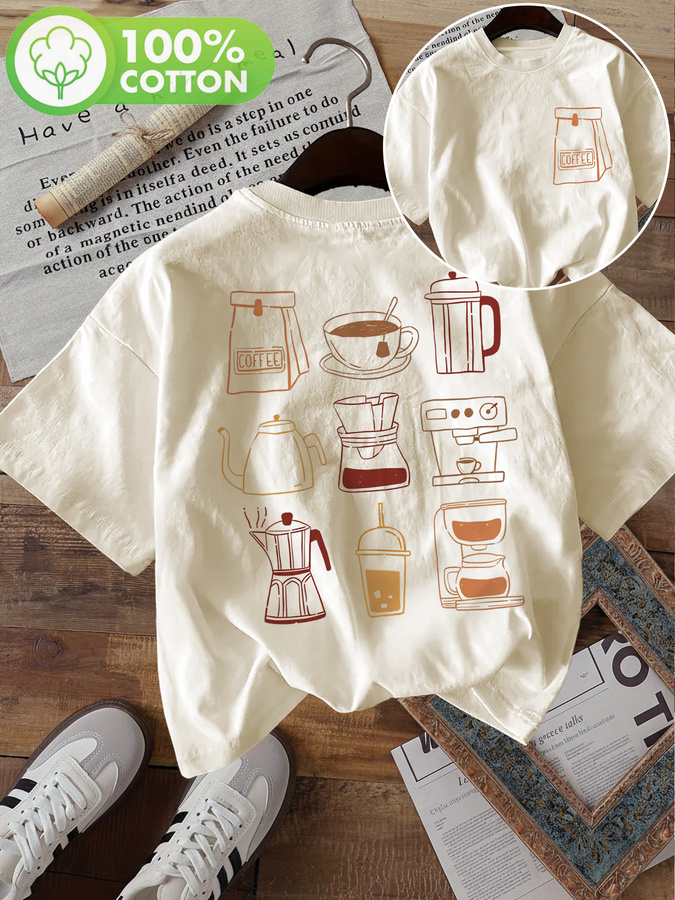 T-shirt met korte mouwen en ro - Women Fashion Trend 2025 recensie en prijs