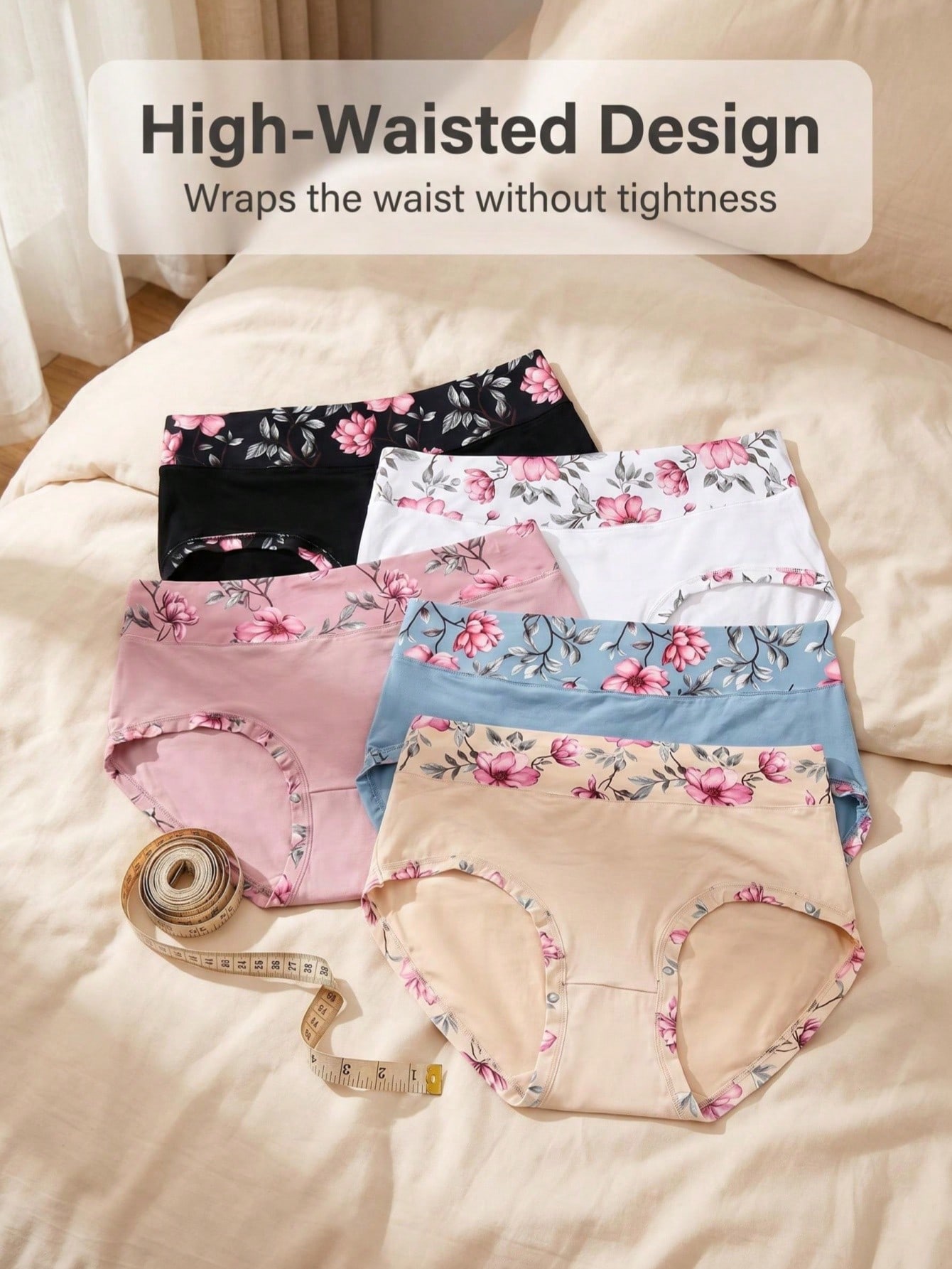 5PCS Plus Size damesslipjes me - Women Fashion Wear recensie en prijs