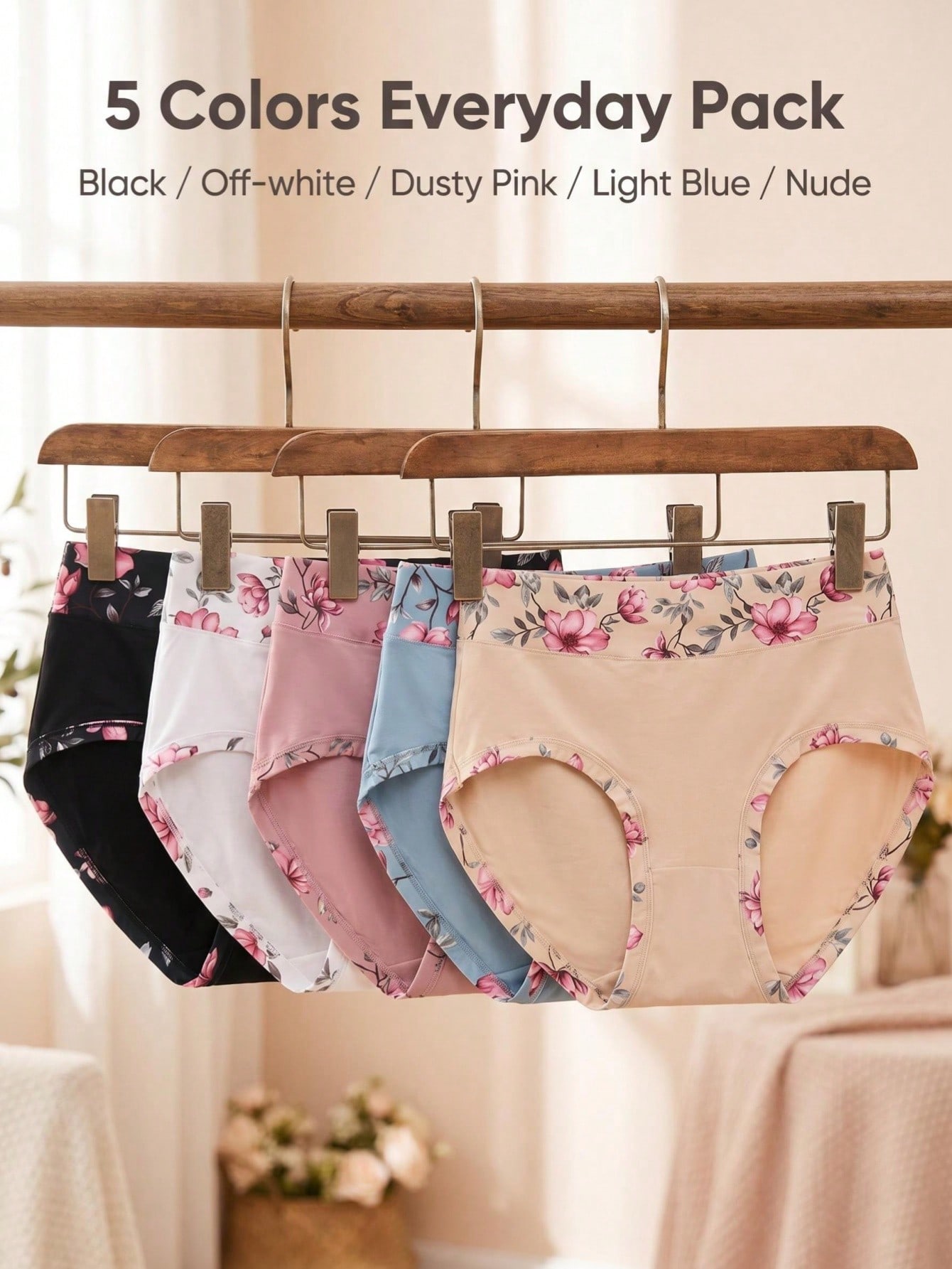 5PCS Plus Size damesslipjes me - Women Fashion Wear recensie en prijs