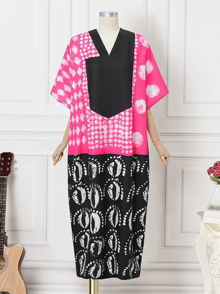 Plus Size 5XL VONDA Vintage Ma - Maxi Dress Boho recensie en prijs