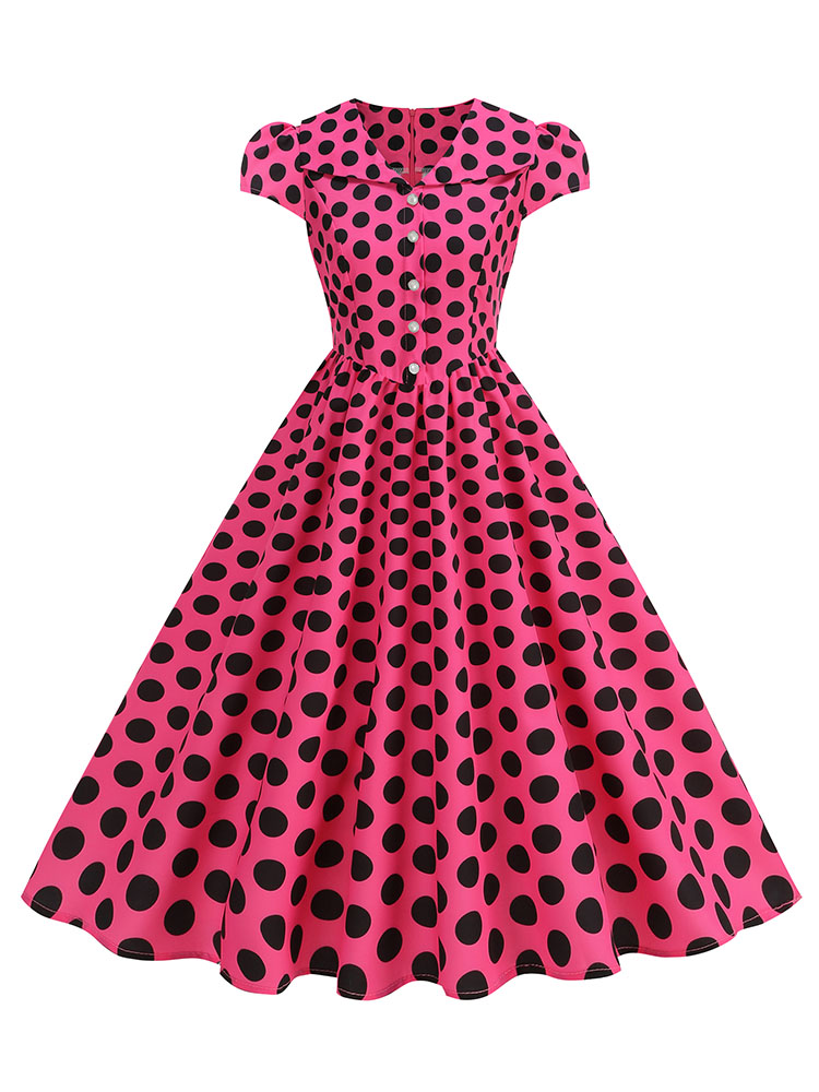 Dames zomerjurk met stippen, j - Women'S Fashion Of The 50S recensie en prijs