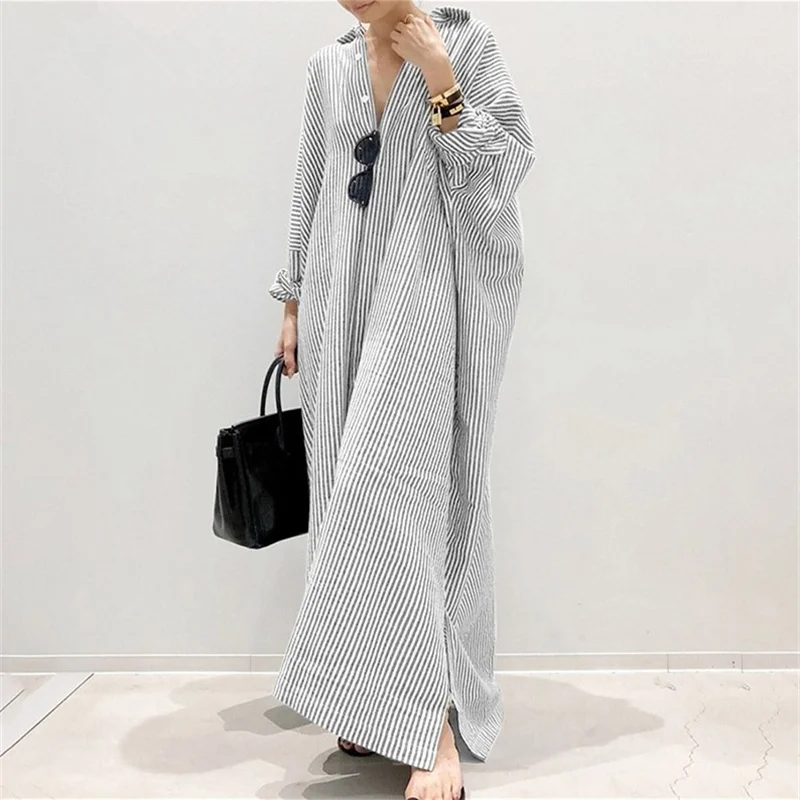 Elegante Office Commuter Strip - Longline Cardigan Knit recensie en prijs