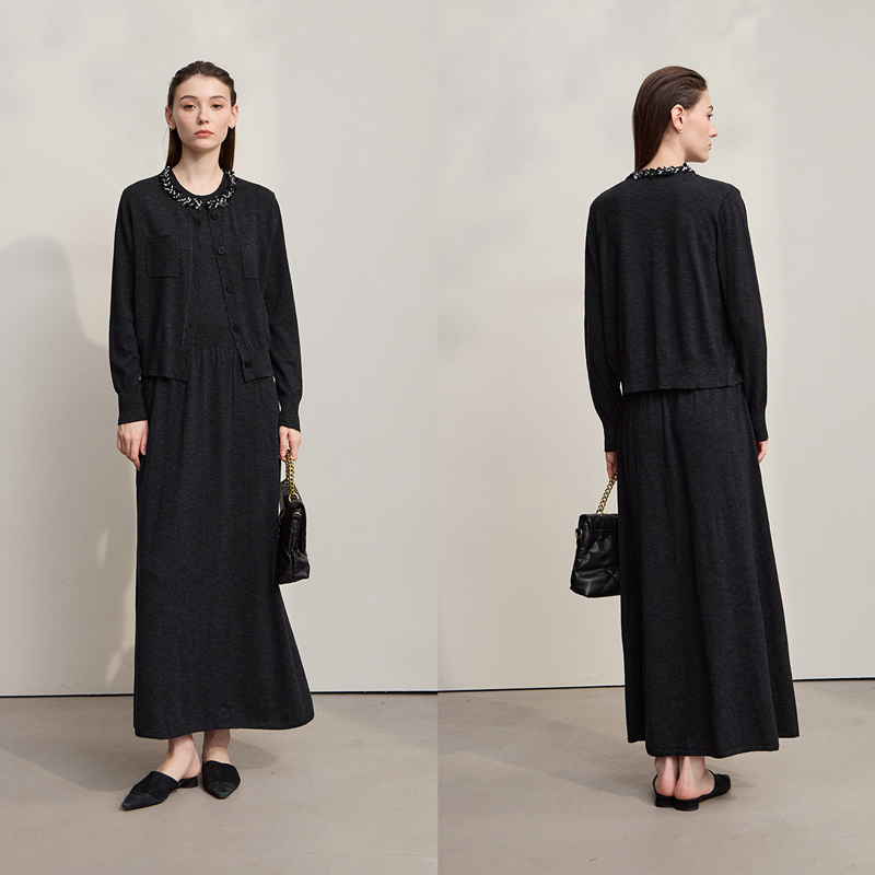 AMII Midi Jurken 2026 Herfst N - Longline Cardigan Knit recensie en prijs