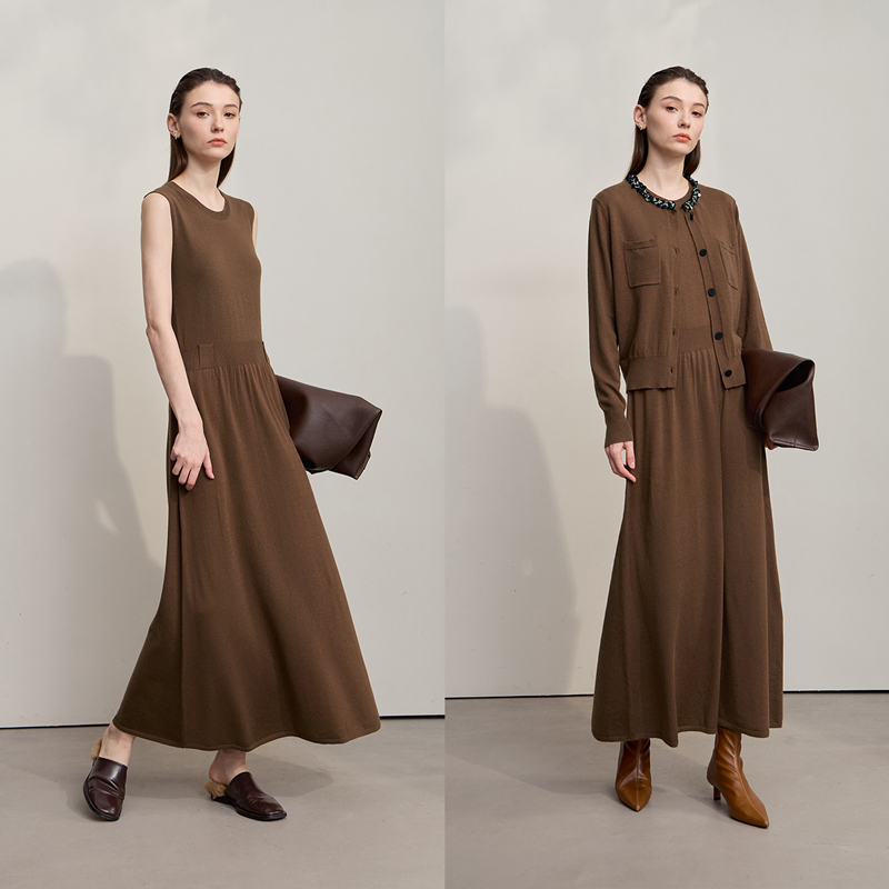 AMII Midi Jurken 2026 Herfst N - Longline Cardigan Knit recensie en prijs