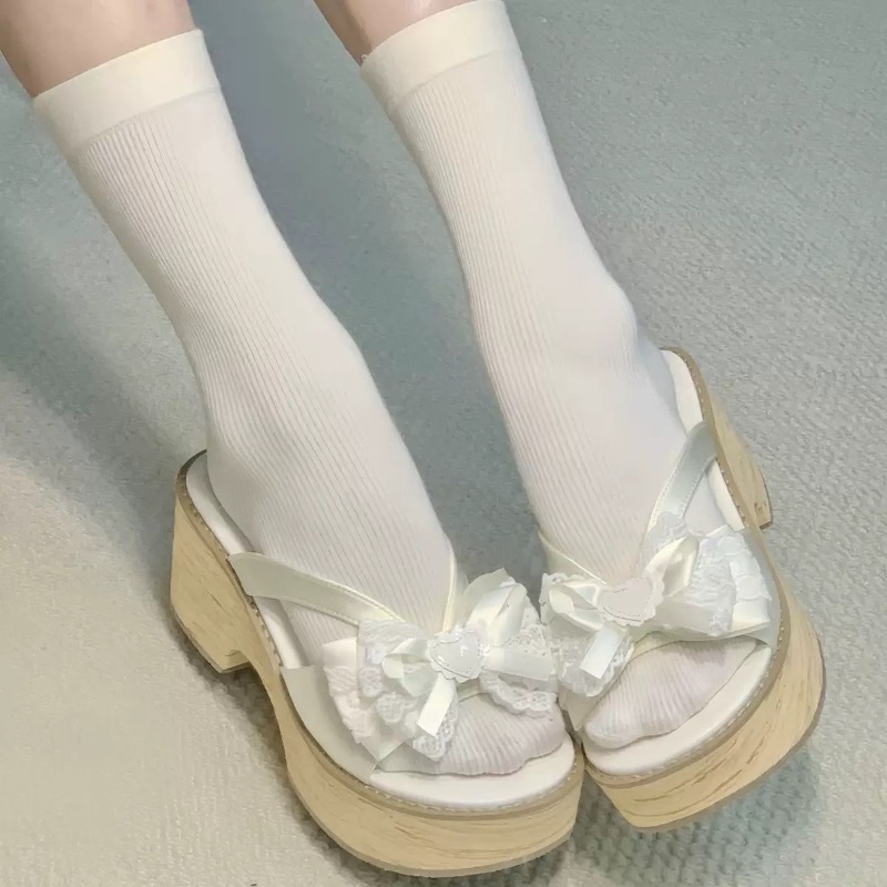 Sweet Bow Wood Grain Dikke Bod - Women'S Fashion Line recensie en prijs