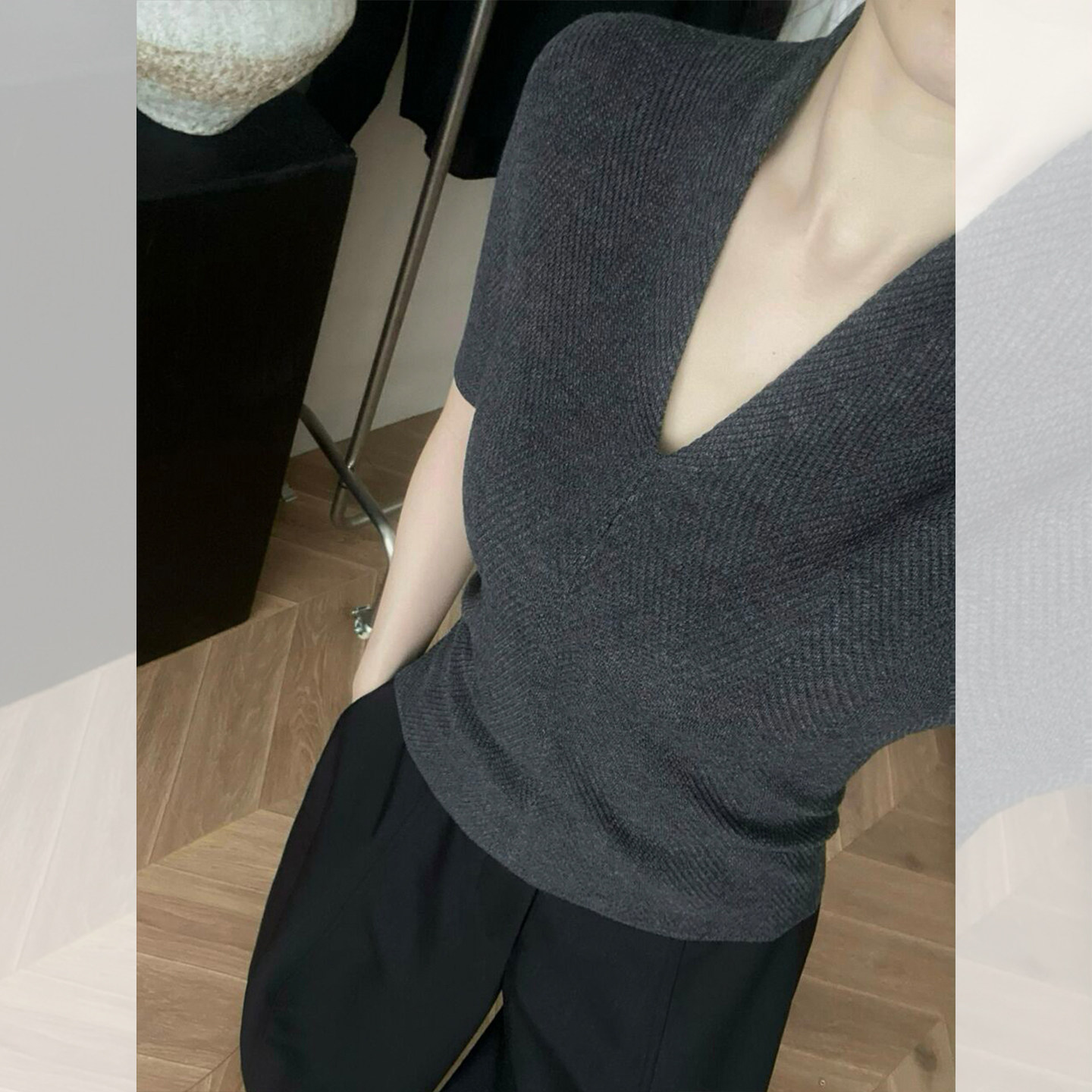 Licht luxe, hoogwaardig wit V- - Women Fashion Styles recensie en prijs