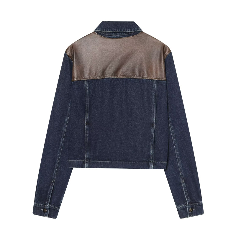 ETJ Dames Denim Jack & Jeans S - Women'S Fashion Leather Jacket recensie en prijs
