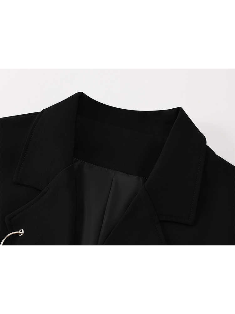 Vrouwen Zwart Gothic Emo Herfs - Blazer Women Oversized recensie en prijs