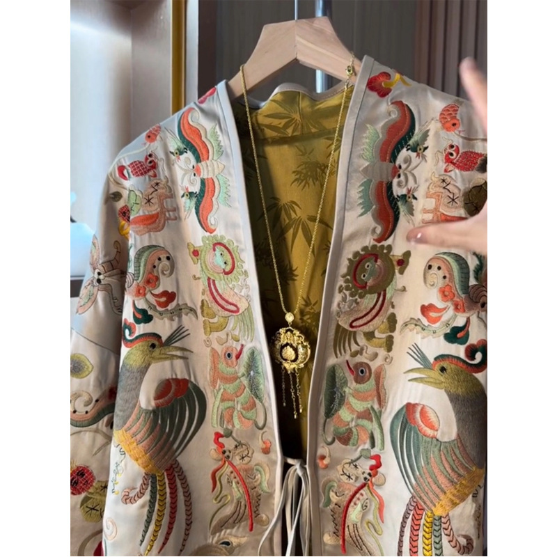 Nieuwe Chinese stijl kimono ve - Women Fashion Styles recensie en prijs