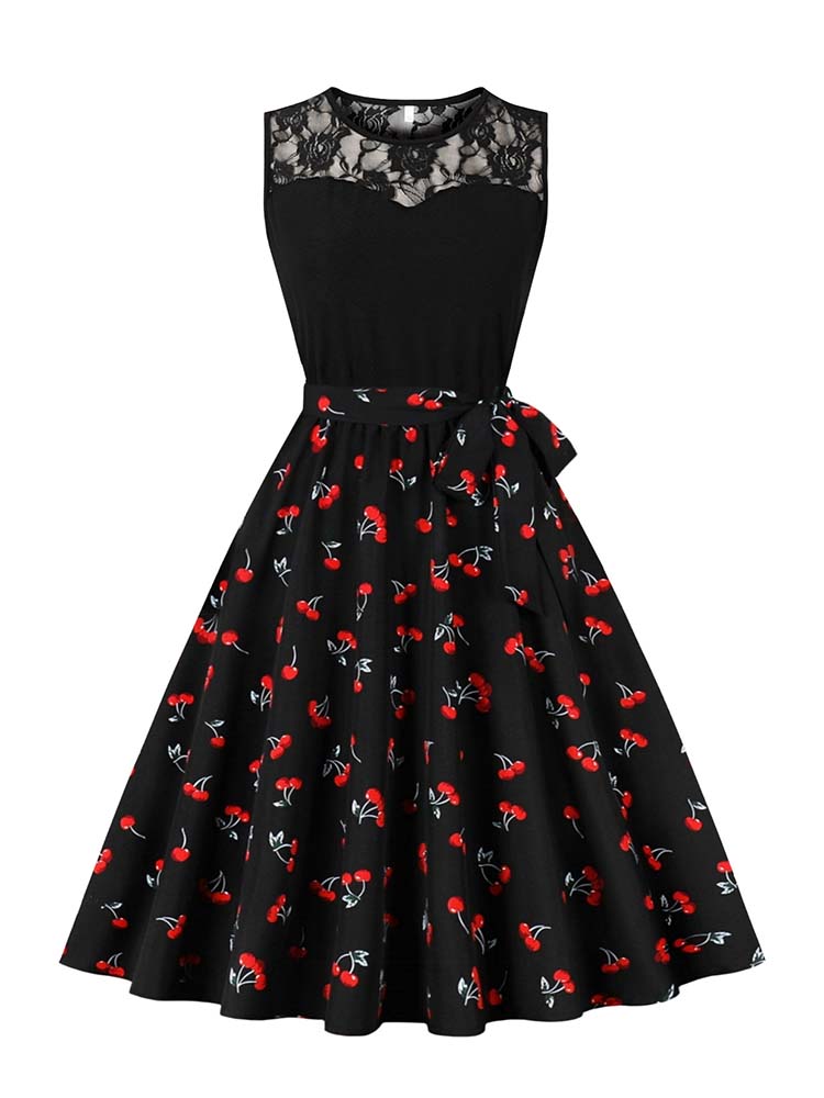Elegante mouwloze geplooide mi - Women'S Fashion Of The 50S recensie en prijs
