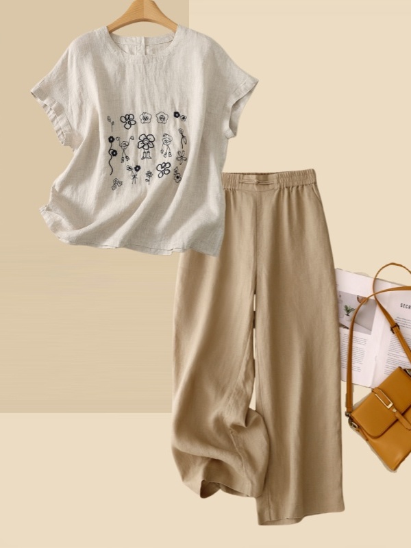 Zomeroutfitset kleine maat kat - Women Fashion Over 60 recensie en prijs