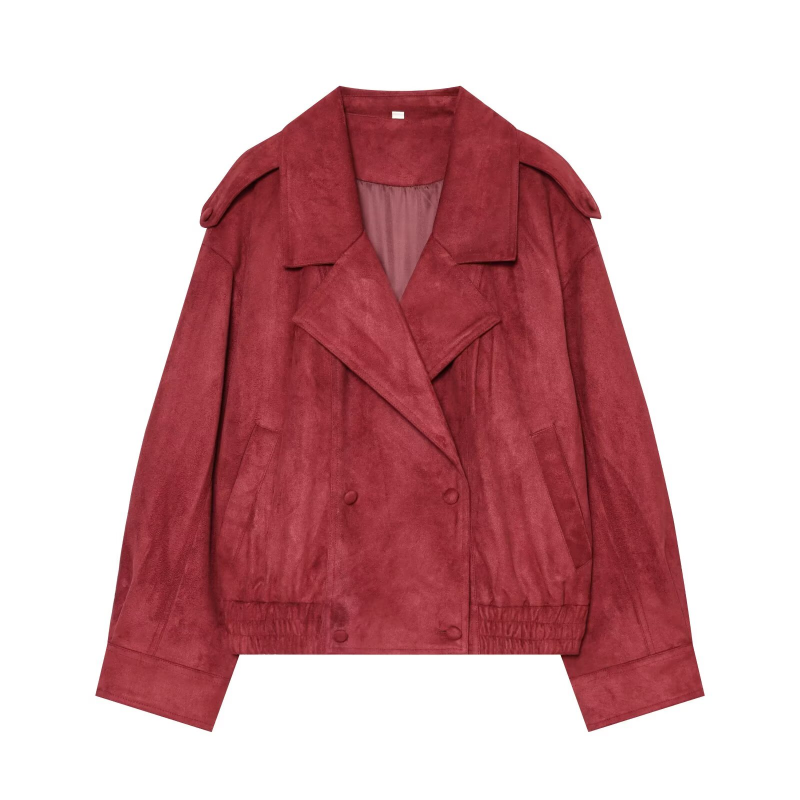 Damesjas 2026 Nieuwe Stijl Suè - Women'S Fashion Leather Jacket recensie en prijs