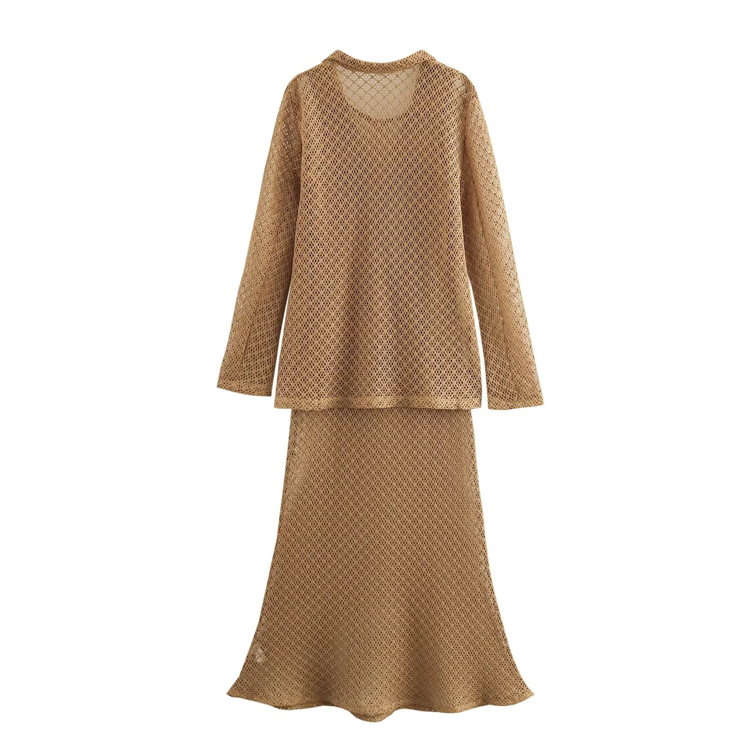 2025, vroege lente nieuwe Euro - Longline Cardigan Knit recensie en prijs