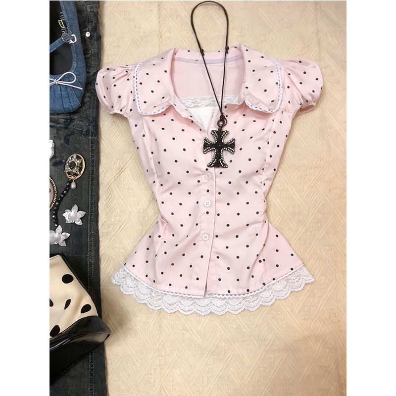 Kimotimo Zoete Polka Dot Korte - Women'S Y2K Fashion Aesthetic recensie en prijs