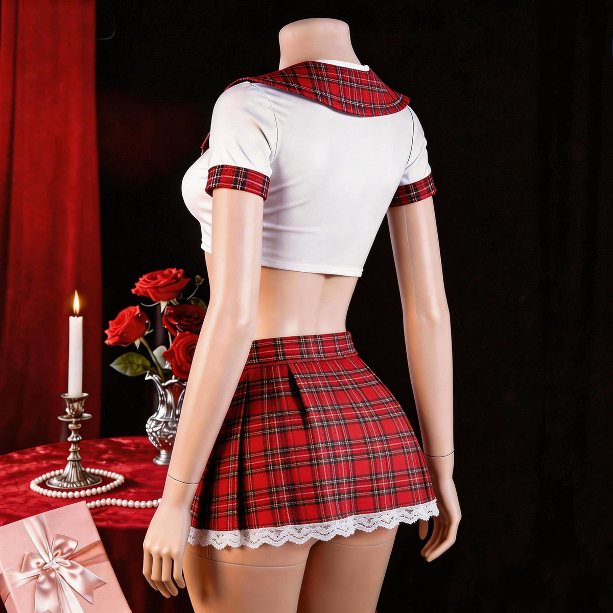 Rode sexy lingerie vrouw porno - Women'S Fashion Line recensie en prijs